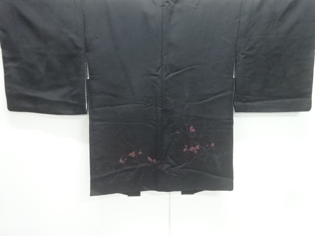 枝花模様織出し絵羽織